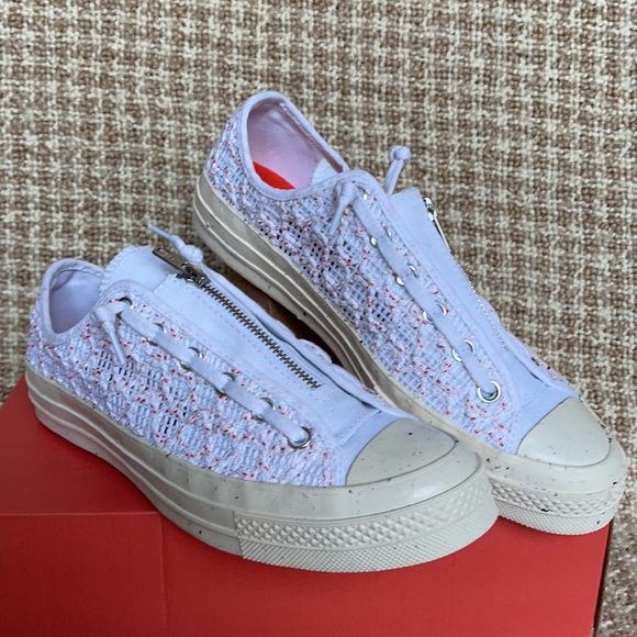 Converse Chuck 70 OX White/Bright Poppy/Egret WMNS - Picture 5 of 16